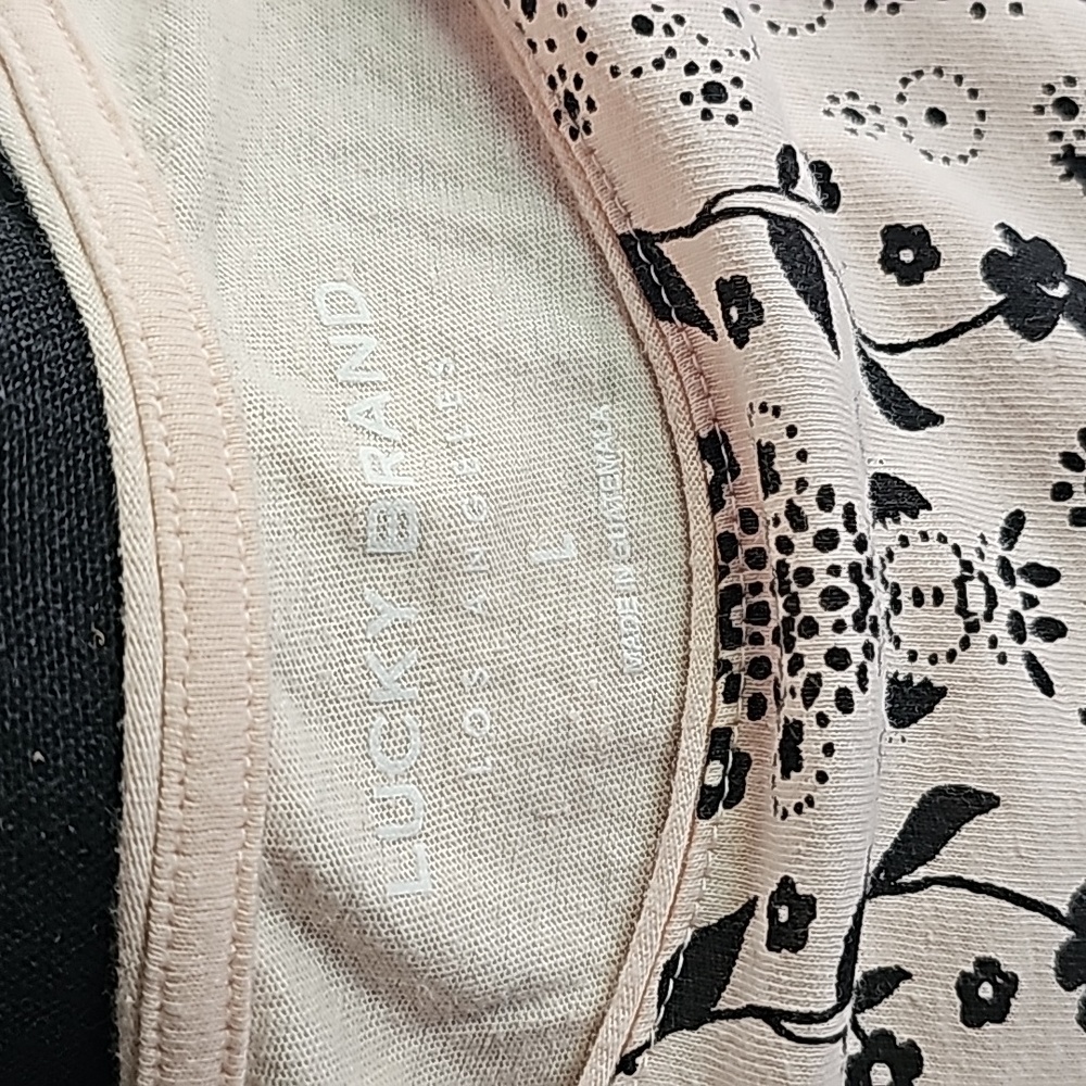 Lucky Brand Pink Shirt Woman's Size L - Picture 11 of 11